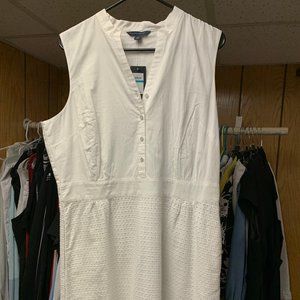 Tommy Hilfiger Cotton and Eyelet Dress